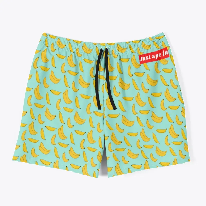 "Just Ape In" Swim Trunks